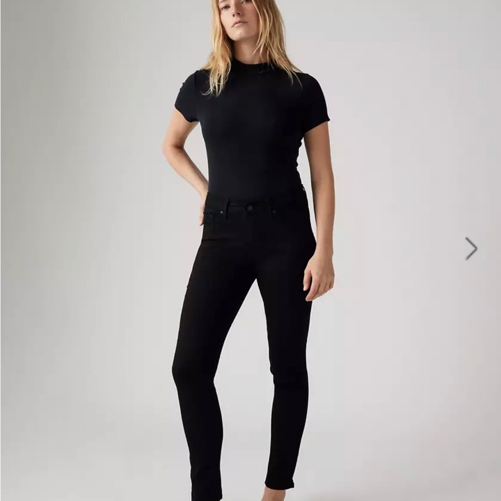 Black Levi 311 denim shaping jeans